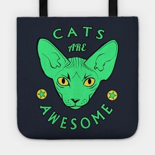 Cool Cats Design: Cats Are Awesome Tote