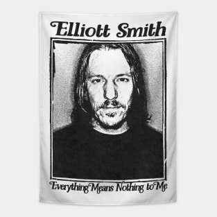 Elliott Smith Everything Means Nothing to Me - Retro Fan Art Design Tapestry