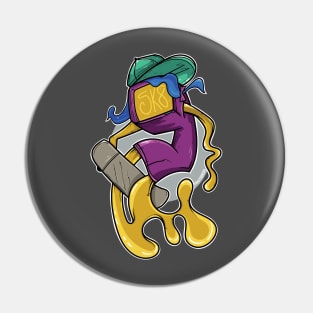 Golden Girl Skater Pin