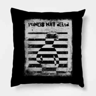 punks not dead Pillow