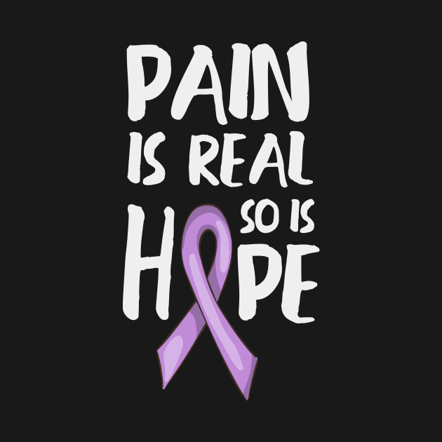 'Pain Is Real So Is Hope' PTSD Mental Health Shirt by ourwackyhome