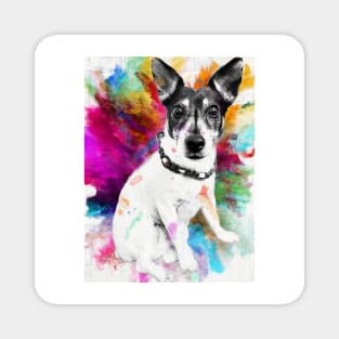 Jack Russell pop art Magnet