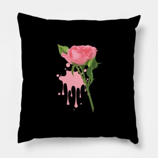 Pink Rose Pillow