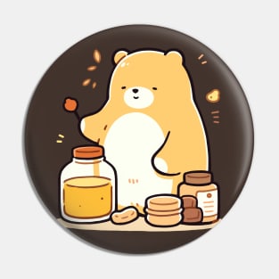 Sweet Honey Bear Delight Pin