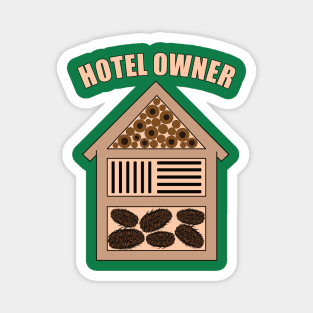 Insect hotel owner Magnet