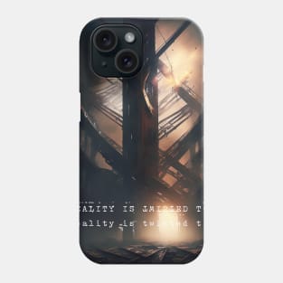 [AI Art] Reality is twisted too Phone Case