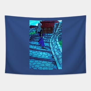 Elf Warrior Tapestry