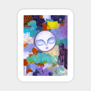 Abstract Moon Magnet