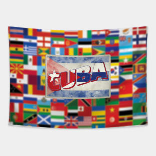 Cuba Vintage style retro souvenir Tapestry