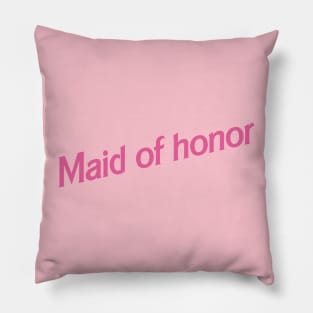 Maid of Honor Barbie logo Pillow