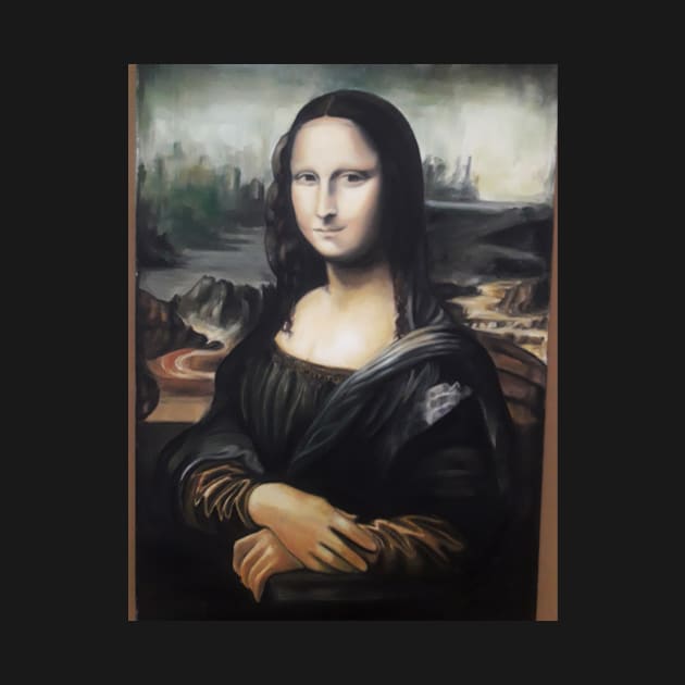 mona lisa by Vanelkan