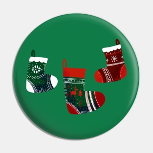 Christmas stockings Pin