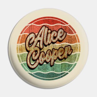 Retro Vintage Alice Cooper Pin