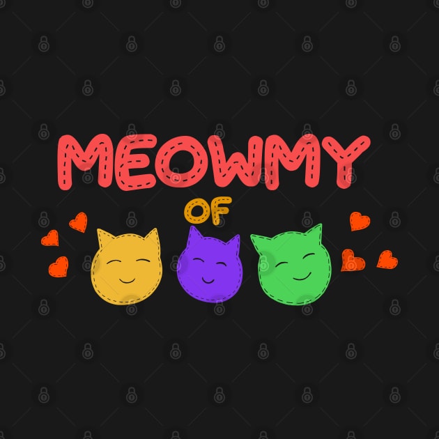 Meowmy of three by Erena Samohai