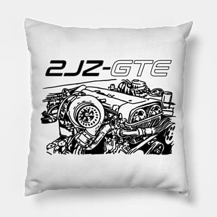 2JZ GTE Supra Engine Pillow