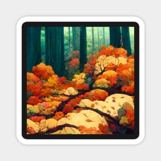 Autumn Forest Magnet