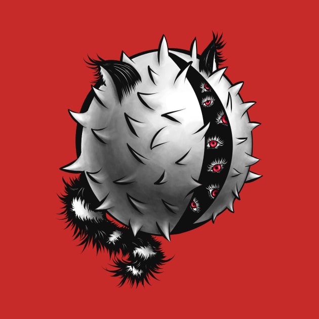 Eye Monster Spiky Ball by Boriana Giormova