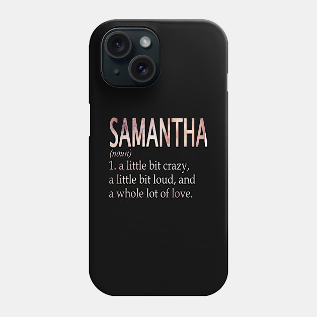 Samantha Girl Name Definition Phone Case by ThanhNga