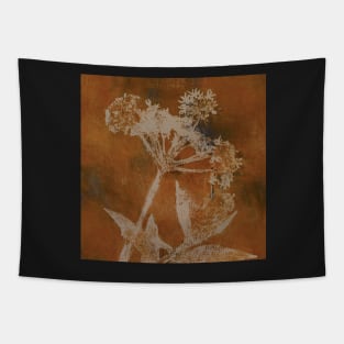 Cow Parsley Autumn Russet Orange Brown Tapestry