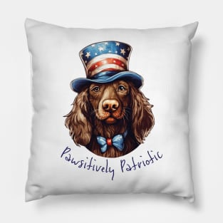 Pawsitively Patriotic Pillow