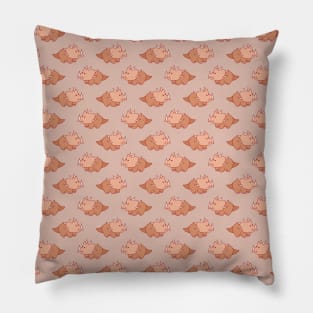 Cute Triceratops Pattern Pillow