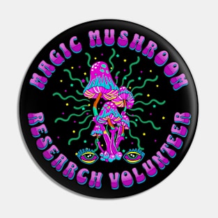 Magic Mushrooms Research Volunteer Pin