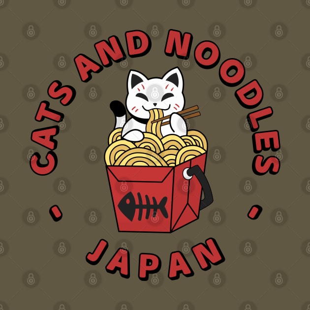 CATS AND NOODLES – JAPAN by marcrave