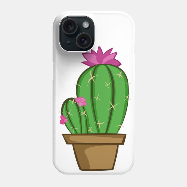 Cactus Cartoon Phone Case by rigelblack