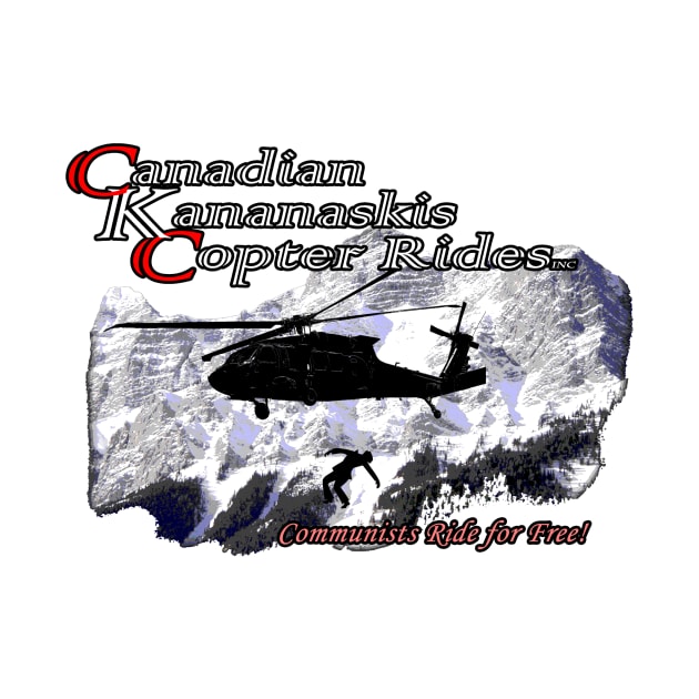 Canadian Copter Rides by RayceRiotApparel