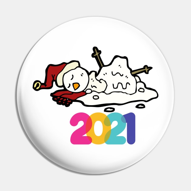 Lazy ugly Snowman 2021 Pin by empathyhomey