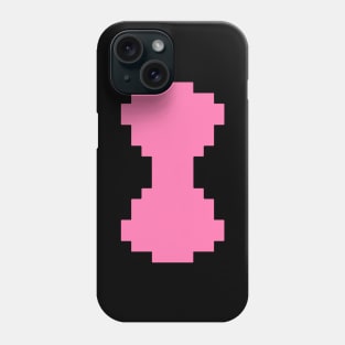 Pixelated Pink Bow Phone Case