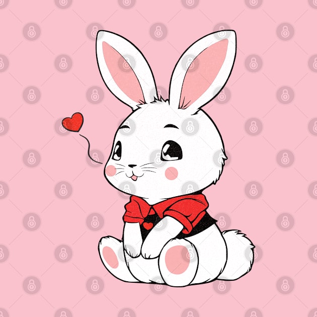 Adorable cute Bunny - funny saying by Vichallan