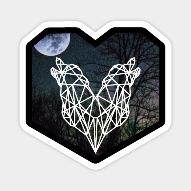 Love Wolves Remix Magnet by smashythebear