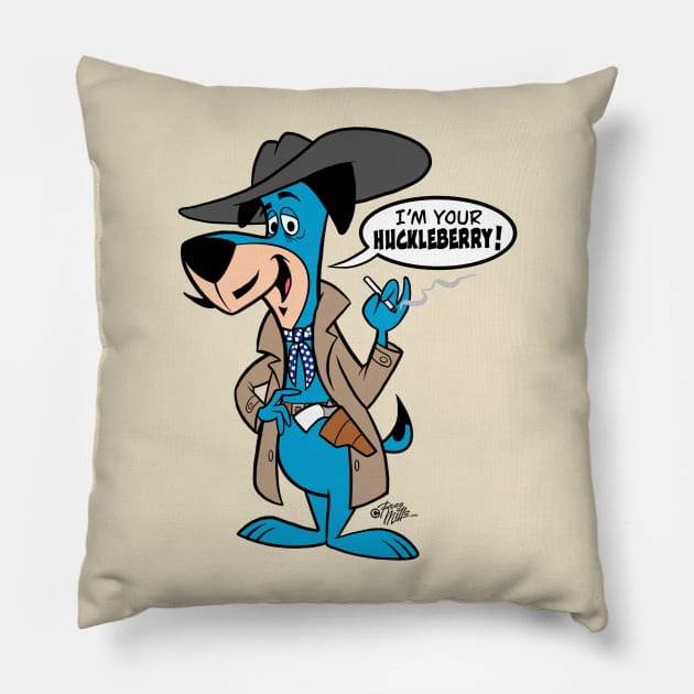 I’m your Huckleberry Pillow by CaricatureWorx