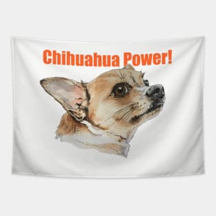 Chihuahua Power Tapestry