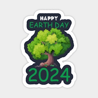 happy earth day 2024 gift april 22 Cute  Lover Rainbow Magnet