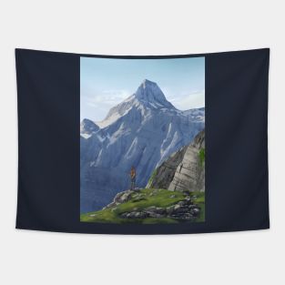 The watcher in the mountain Tapestry