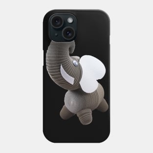 The grey elephant Phone Case