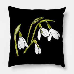 Snowdrops Pillow