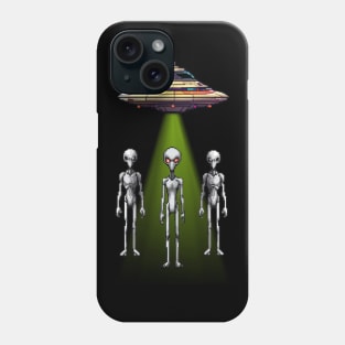 Pixel Aliens Ufo Phone Case