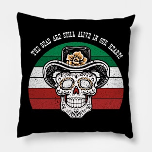 Sugar Skull Halloween Pillow