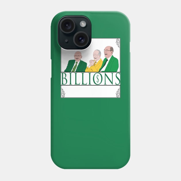 The Mormons and their Billions (Ornate) Phone Case by BLAHS Stuff and Things