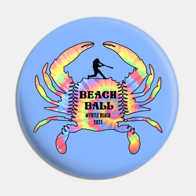 Beach Ball Baseball Softball Travel Ball Myrtle Beach SC Beach Ball 2023 Pin by TeeCreations