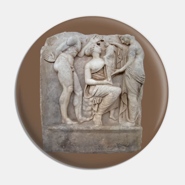 Deity and Dionysus Roman Sebasteion Relief Aphrodisias Pin by taiche