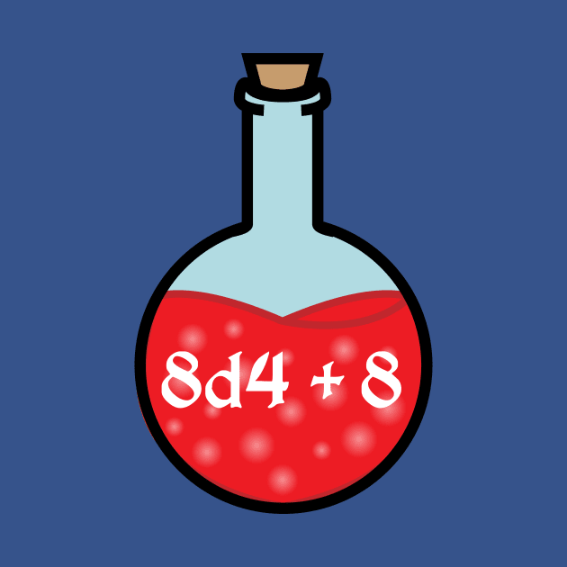 DIY Single Superior Health Potions for Tabletop Board Games Sticker by GorsskyVlogs