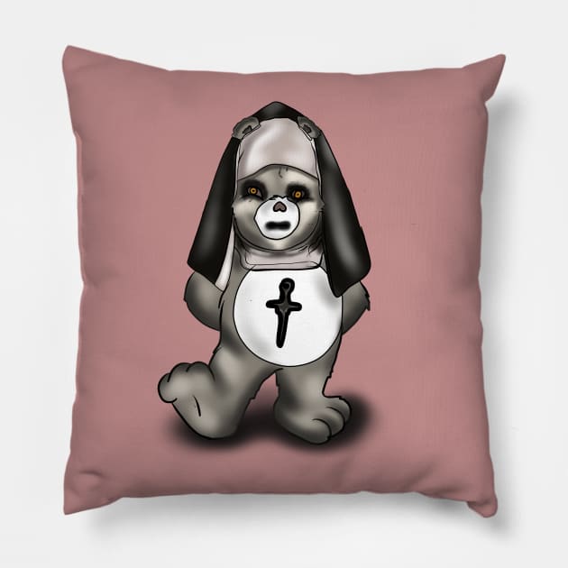 Beware the Bears- The Nun Pillow by Danispolez_illustrations