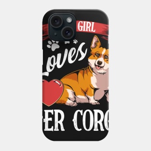 Corgi Love Dog Owner Lover Statement Heart - Welsh Corgi Phone Case