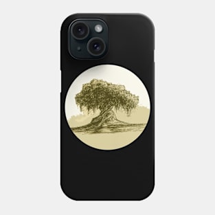 Willow Tree Yellow Phone Case