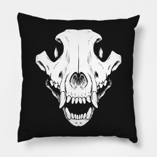 Wolf Skull Pillow