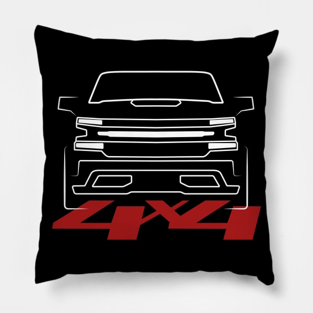 Chevrolet Silverado Pillow by HSDESIGNS